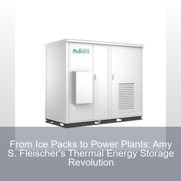 From Ice Packs to Power Plants: Amy S. Fleischer's Thermal Energy Storage Revolution