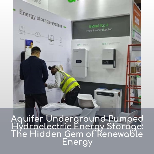 Aquifer Underground Pumped Hydroelectric Energy Storage: The Hidden Gem of Renewable Energy