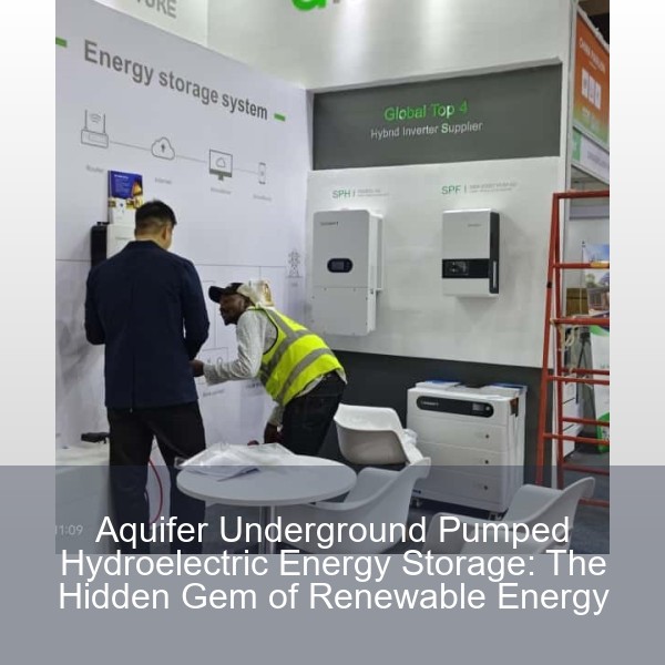 Aquifer Underground Pumped Hydroelectric Energy Storage: The Hidden Gem of Renewable Energy