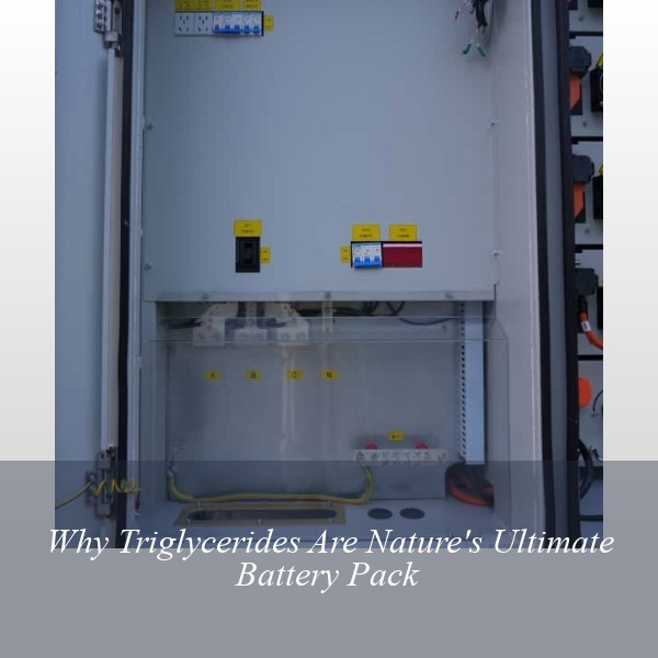 Why Triglycerides Are Nature's Ultimate Battery Pack