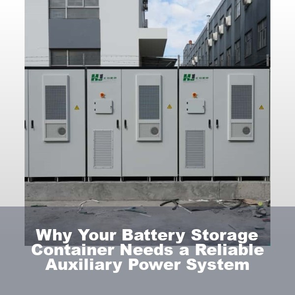 Why Your Battery Storage Container Needs a Reliable Auxiliary Power System