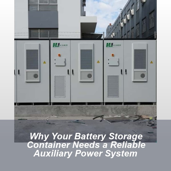 Why Your Battery Storage Container Needs a Reliable Auxiliary Power System