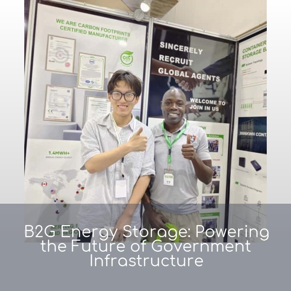 B2G Energy Storage: Powering the Future of Government Infrastructure