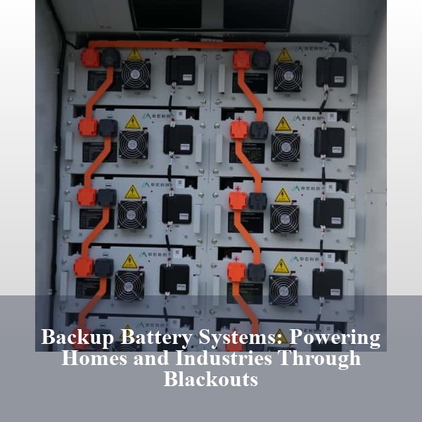 Backup Battery Systems: Powering Homes and Industries Through Blackouts