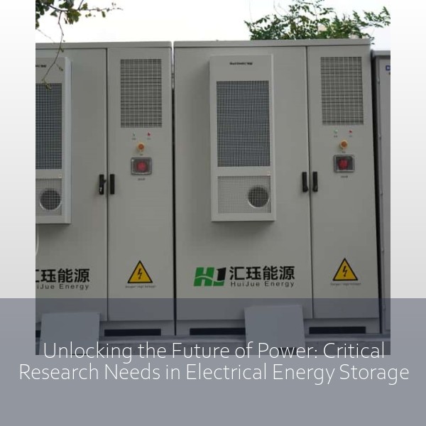 Unlocking the Future of Power: Critical Research Needs in Electrical Energy Storage