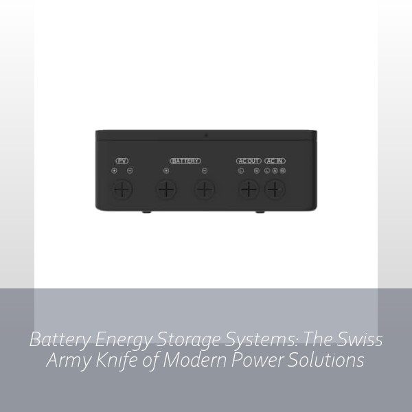 Battery Energy Storage Systems: The Swiss Army Knife of Modern Power Solutions