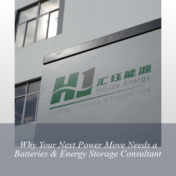 Why Your Next Power Move Needs a Batteries & Energy Storage Consultant