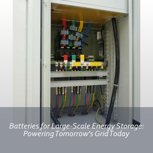 Batteries for Large-Scale Energy Storage: Powering Tomorrow's Grid Today