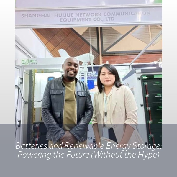 Batteries and Renewable Energy Storage: Powering the Future (Without the Hype)