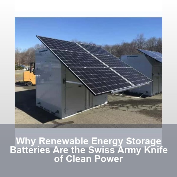 Why Renewable Energy Storage Batteries Are the Swiss Army Knife of Clean Power
