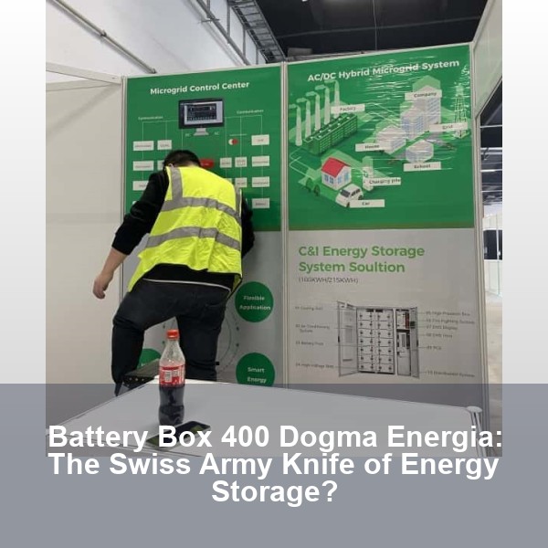 Battery Box 400 Dogma Energia: The Swiss Army Knife of Energy Storage?