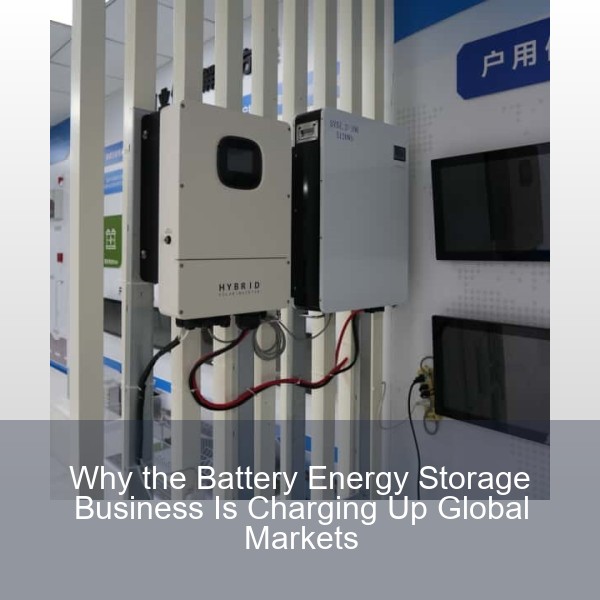 Why the Battery Energy Storage Business Is Charging Up Global Markets