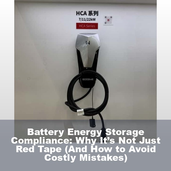 Battery Energy Storage Compliance: Why It’s Not Just Red Tape (And How to Avoid Costly Mistakes)