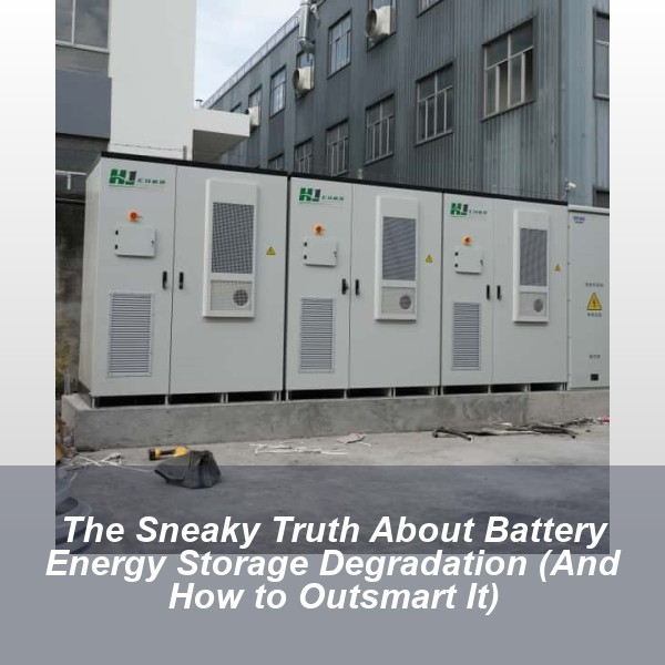 The Sneaky Truth About Battery Energy Storage Degradation (And How to Outsmart It)
