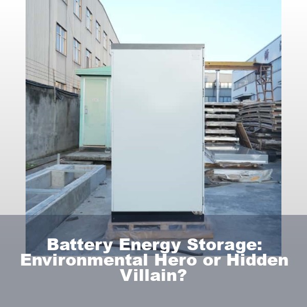Battery Energy Storage: Environmental Hero or Hidden Villain?