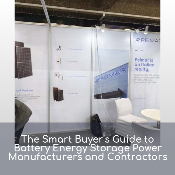The Smart Buyer's Guide to Battery Energy Storage Power Manufacturers and Contractors