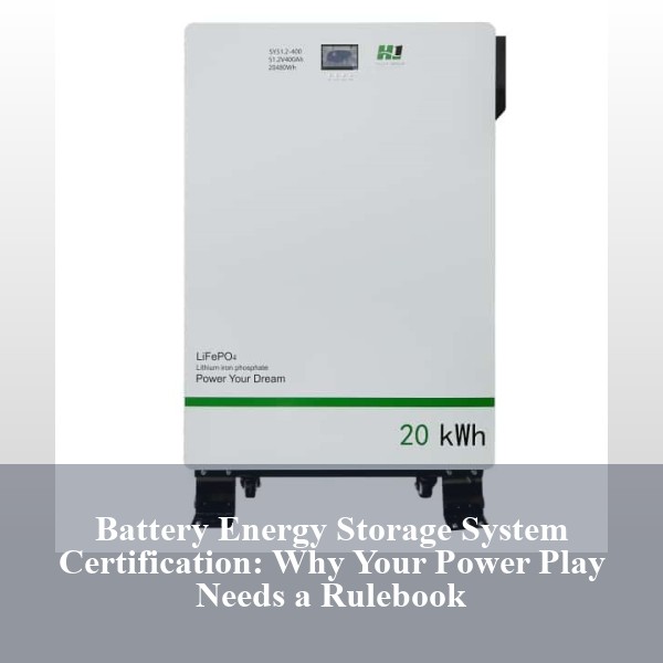 Battery Energy Storage System Certification: Why Your Power Play Needs a Rulebook