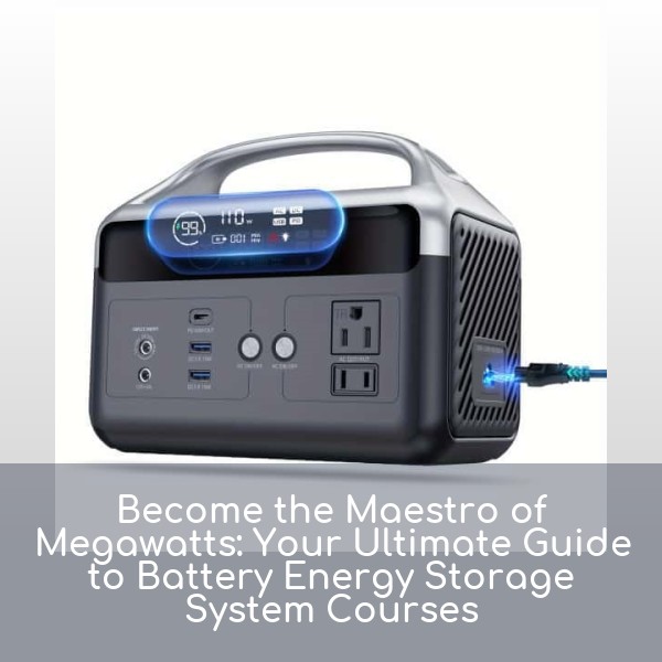 Become the Maestro of Megawatts: Your Ultimate Guide to Battery Energy Storage System Courses
