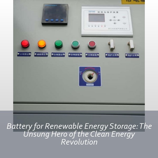 Battery for Renewable Energy Storage: The Unsung Hero of the Clean Energy Revolution