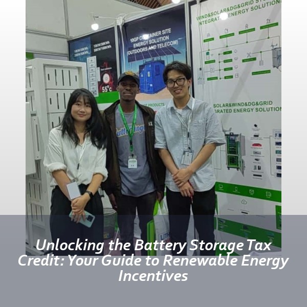 Unlocking the Battery Storage Tax Credit: Your Guide to Renewable Energy Incentives