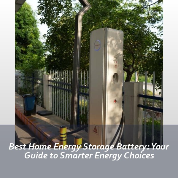 Best Home Energy Storage Battery: Your Guide to Smarter Energy Choices