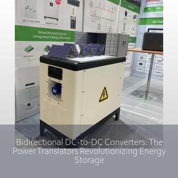 Bidirectional DC-to-DC Converters: The Power Translators Revolutionizing Energy Storage