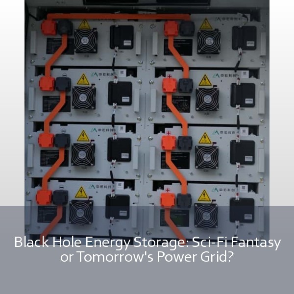 Black Hole Energy Storage: Sci-Fi Fantasy or Tomorrow's Power Grid?