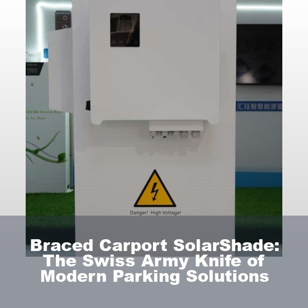 Braced Carport SolarShade: The Swiss Army Knife of Modern Parking Solutions