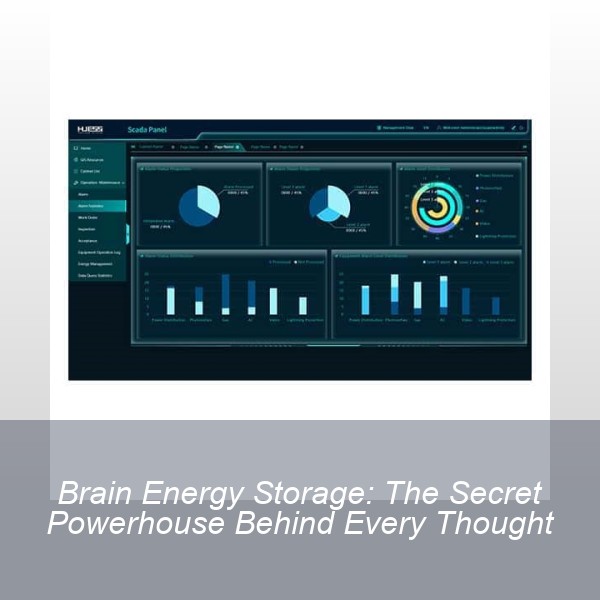Brain Energy Storage: The Secret Powerhouse Behind Every Thought
