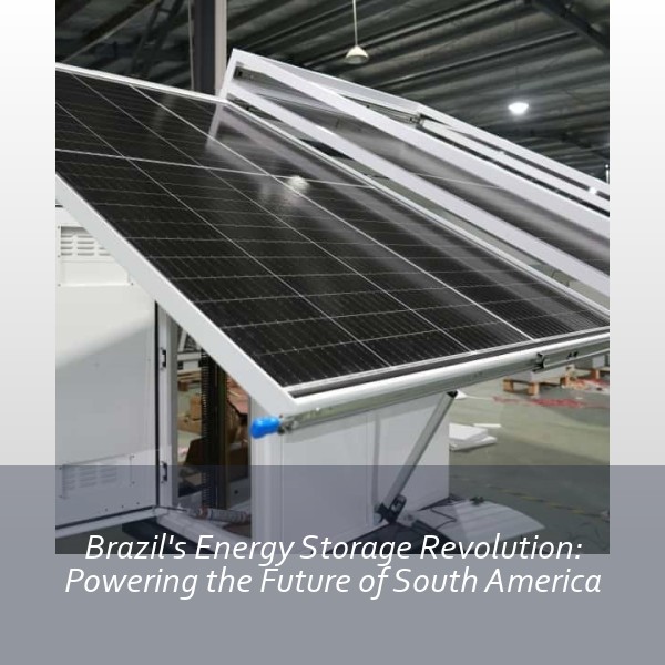 Brazil's Energy Storage Revolution: Powering the Future of South America