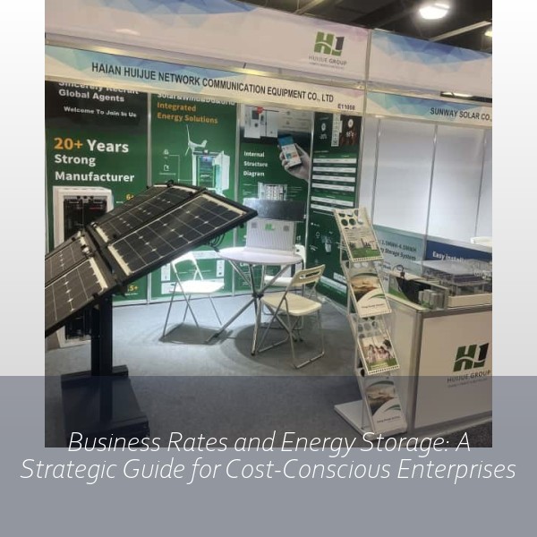 Business Rates and Energy Storage: A Strategic Guide for Cost-Conscious Enterprises