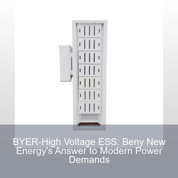 BYER-High Voltage ESS: Beny New Energy's Answer to Modern Power Demands