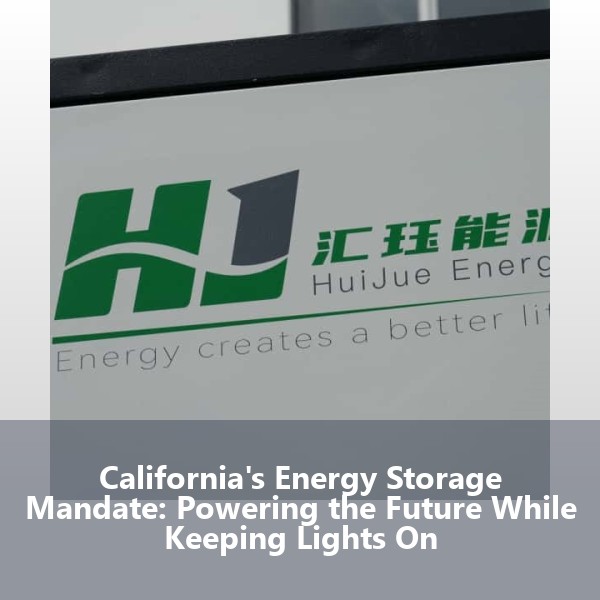 California's Energy Storage Mandate: Powering the Future While Keeping Lights On