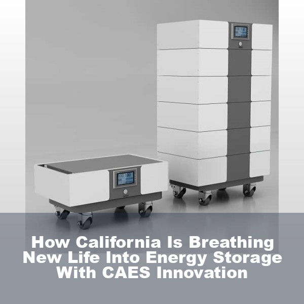 How California Is Breathing New Life Into Energy Storage With CAES Innovation