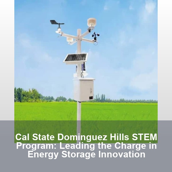Cal State Dominguez Hills STEM Program: Leading the Charge in Energy Storage Innovation