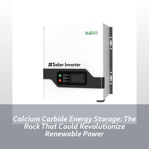 Calcium Carbide Energy Storage: The Rock That Could Revolutionize Renewable Power