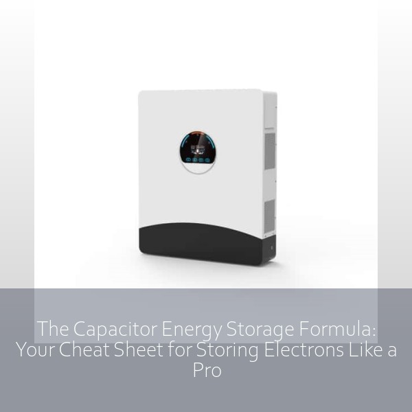 The Capacitor Energy Storage Formula: Your Cheat Sheet for Storing Electrons Like a Pro