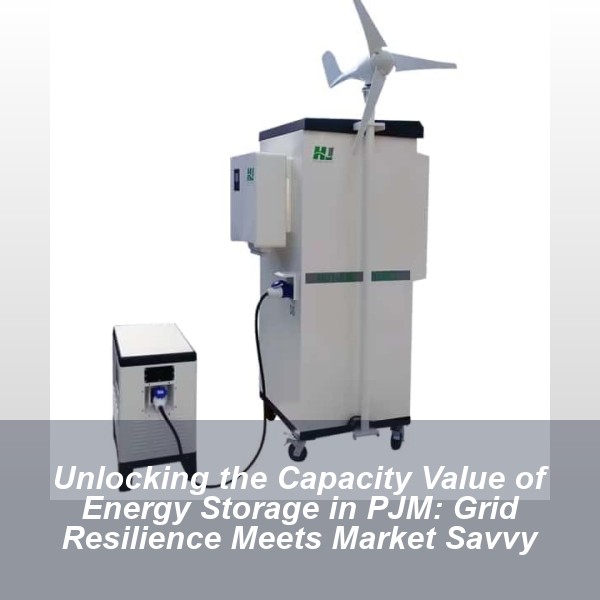 Unlocking the Capacity Value of Energy Storage in PJM: Grid Resilience Meets Market Savvy