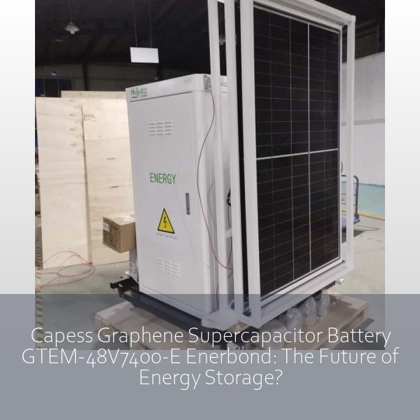 Capess Graphene Supercapacitor Battery GTEM-48V7400-E Enerbond: The Future of Energy Storage?