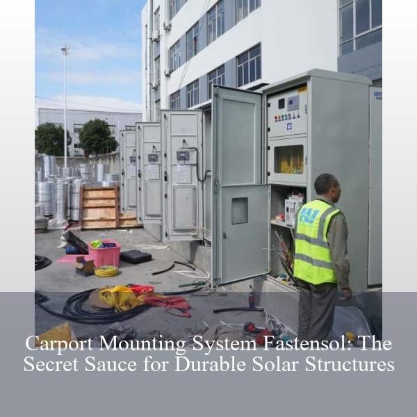 Carport Mounting System Fastensol: The Secret Sauce for Durable Solar Structures