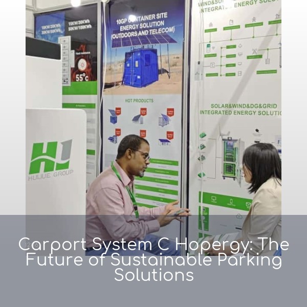 Carport System C Hopergy: The Future of Sustainable Parking Solutions