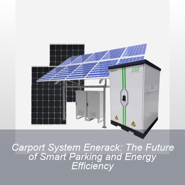 Carport System Enerack: The Future of Smart Parking and Energy Efficiency