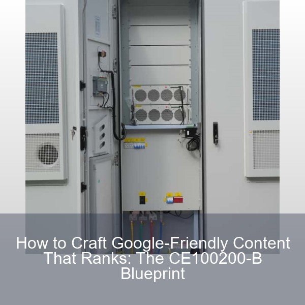 How to Craft Google-Friendly Content That Ranks: The CE100200-B Blueprint