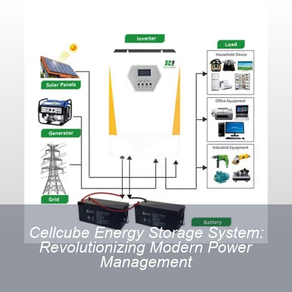 Cellcube Energy Storage System: Revolutionizing Modern Power Management