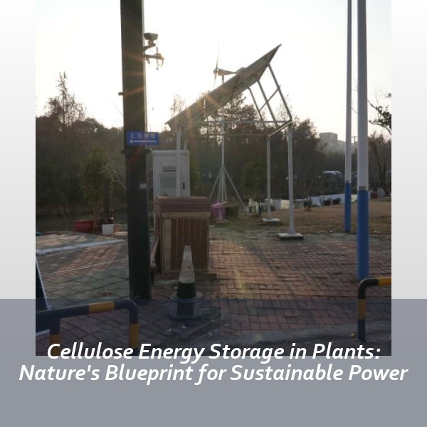 Cellulose Energy Storage in Plants: Nature's Blueprint for Sustainable Power