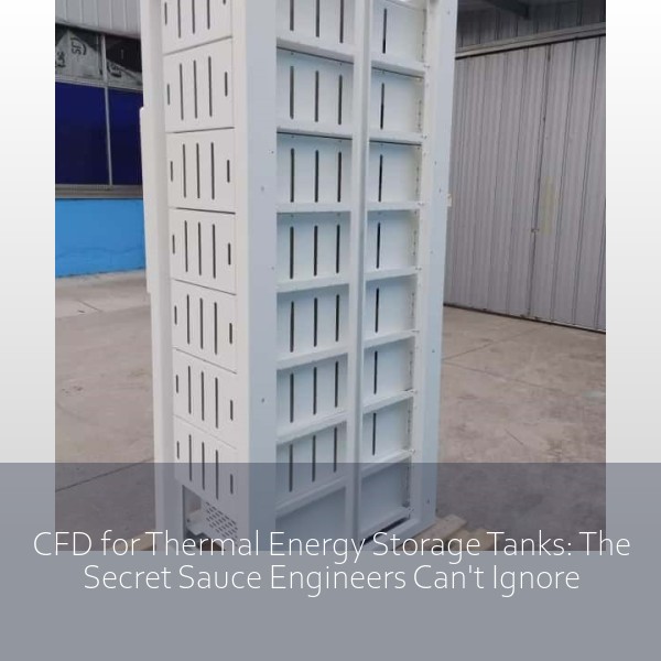 CFD for Thermal Energy Storage Tanks: The Secret Sauce Engineers Can't Ignore