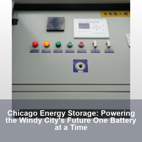 Chicago Energy Storage: Powering the Windy City's Future One Battery at a Time