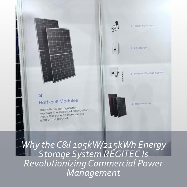 Why the C&I 105kW/215kWh Energy Storage System REGITEC Is Revolutionizing Commercial Power Management