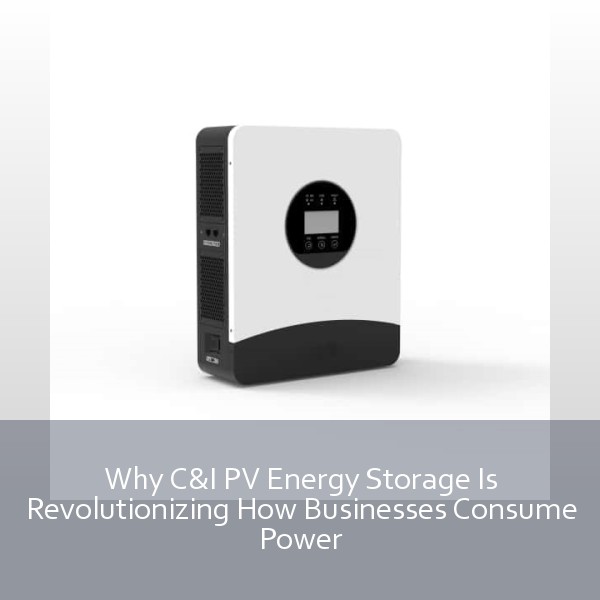 Why C&I PV Energy Storage Is Revolutionizing How Businesses Consume Power