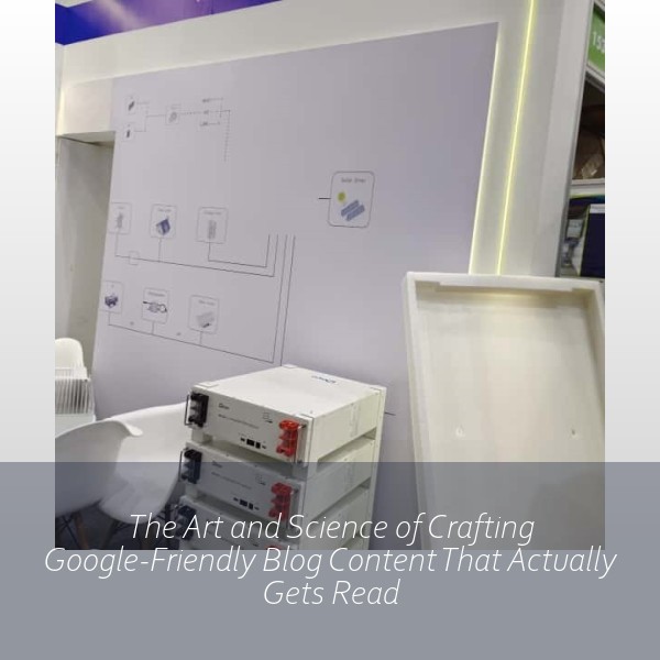 The Art and Science of Crafting Google-Friendly Blog Content That Actually Gets Read